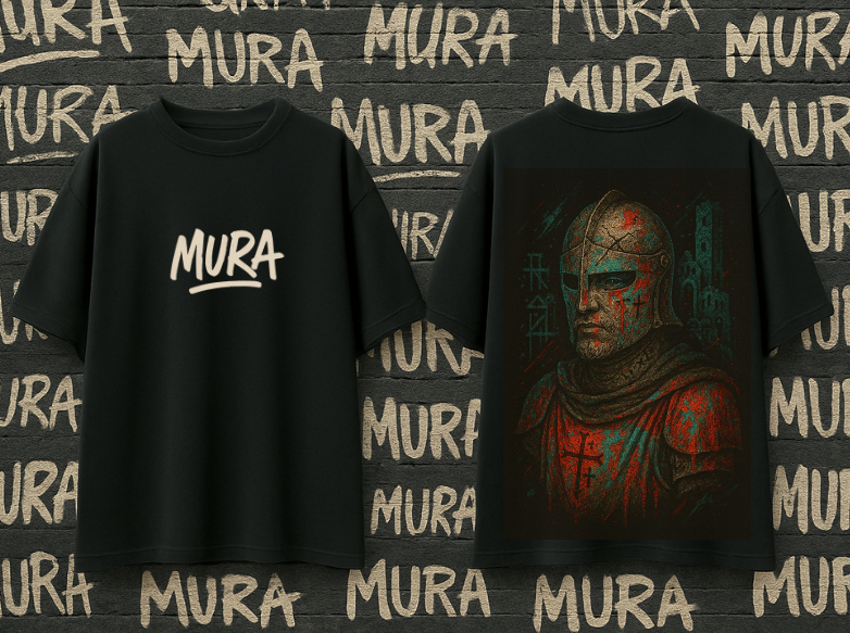 Playera Oversized "Guerrero del Muro" - MURA